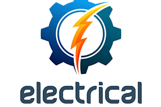 modern electrical logo design for your company