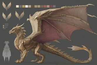 create dragon conceptual design for you