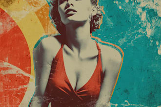 your vintage album cover and single artwork