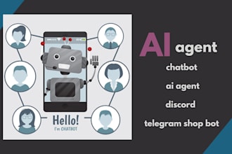 create chatbot ai agent discord telegram shop bot