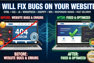 fix bugs on your website