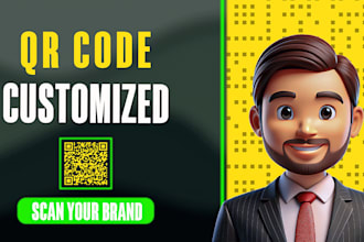 generate a custom qr code design with logo in 30 min