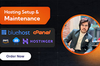 setup your hosting, fix server issues, and provide ongoing website maintenance
