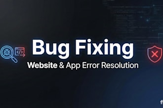 fix bugs and errors in your website, app, or software