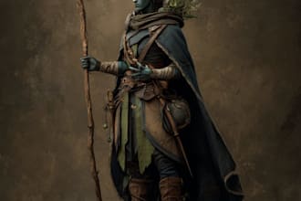 do a fantasy character for dnd, pathfinder, etc
