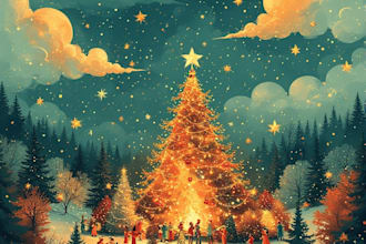 do festive holiday christmas design illustration for you