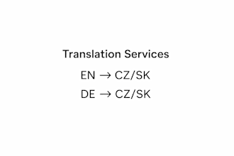 translate english to czech or slovak fast and accurately