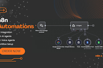 build n8n ai automations, ai agents and chatbots