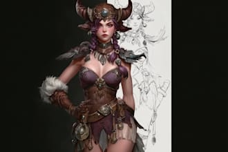 design custom fantasy characters for games and stories