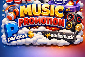organic music promotion USA amazon music pandora audiomack music promotion