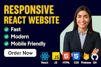 build a responsive react website