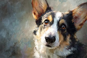 draw disney pet portrait