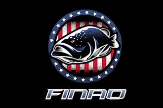 design a fishing enthusiast t shirt with patriotic elements