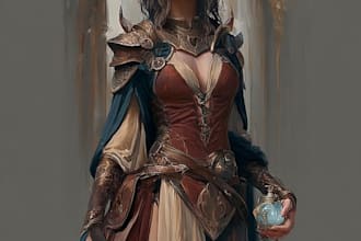 design stylized character concept art and illustration