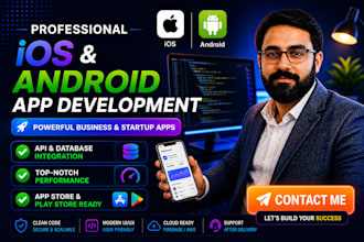 do custom mobile app development, android app, ios app, flutter developer