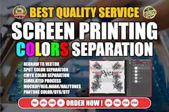 color separation for your screen printing design