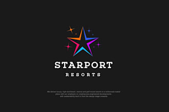 design a modern minimalist and creative luxury travel agency logo