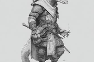 illustrate your dungeons and dragons rpg character or party