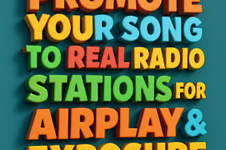 promote your song to real radio stations for airplay exposure