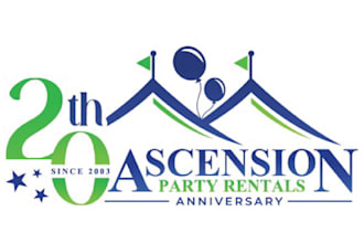 design anniversary, celebration, birthday, and event logo