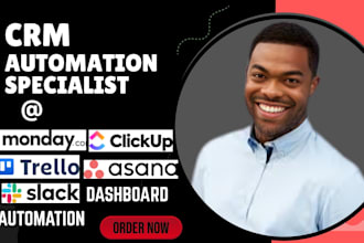 setup clickup automation asana expert trello expert monday crm