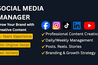 expert social media manager and creative content creator