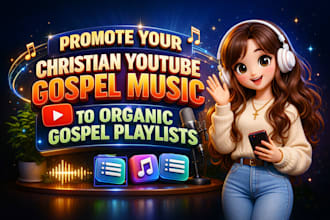 promote your christian youtube gospel music to organic gospel playlists