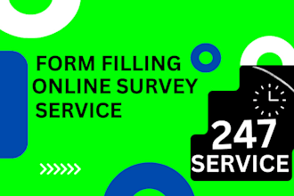get 1000 respondents to fill online surveys form and polls