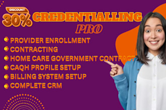 setup medicaid billing credentialling and contracting caqh