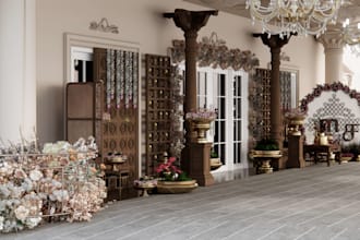 design elegant event concept, design and mood boards