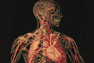 draw detailed medical illustration and scientific figures