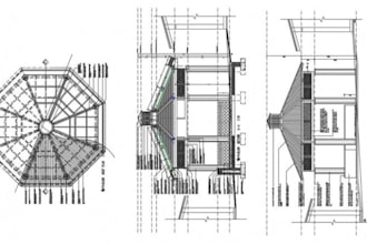 create detailed pergola permit drawings for city approval