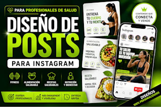 crearé diseños e posts para instagram
