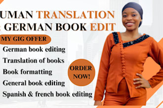 translate your portuguese or spanish book to english, proofread, edit and format