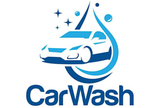 do auto detailing, automotive and car wash logo