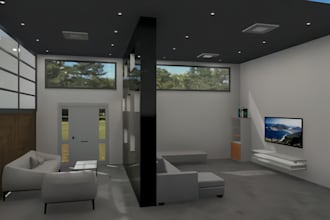 create stunning 3d exterior, interior, and floor plan renderings
