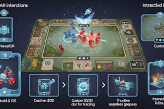develop an augmented reality component for your physical board game