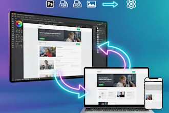 convert figma to responsive react website