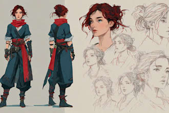 character concept art and character design