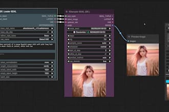 create advanced comfyui workflows with stable diffusion, controlnet, custom node