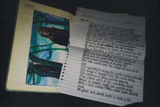 create artistic handwritten notes