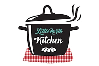 design unique country cafe kitchen brand logo