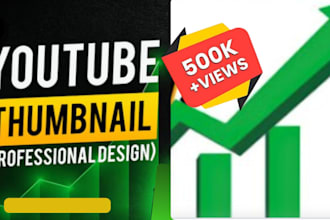 desing amazing youtube thumbnail that boost your CTR and social media posts