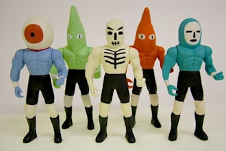 create 3d kenner figure action figure model articulated animal model 3d printing