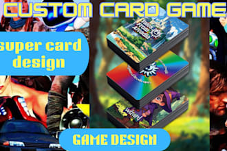 design professional custom card game artwork and layouts