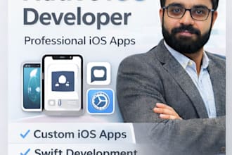build a high quality ios app for iphone and ipad with modern UI UX