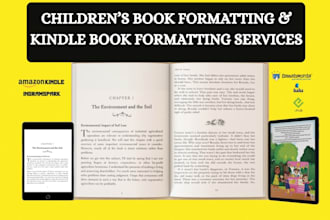 do children book formatting kindle formatting book layout design book publishing
