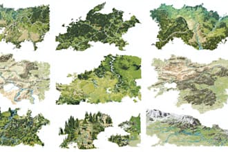 vector map illustration tourist map vector city map event map vector site map