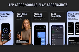 design the best app screenshot for app store and google play
