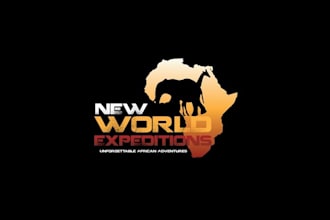 design classic african safari adventurer logo